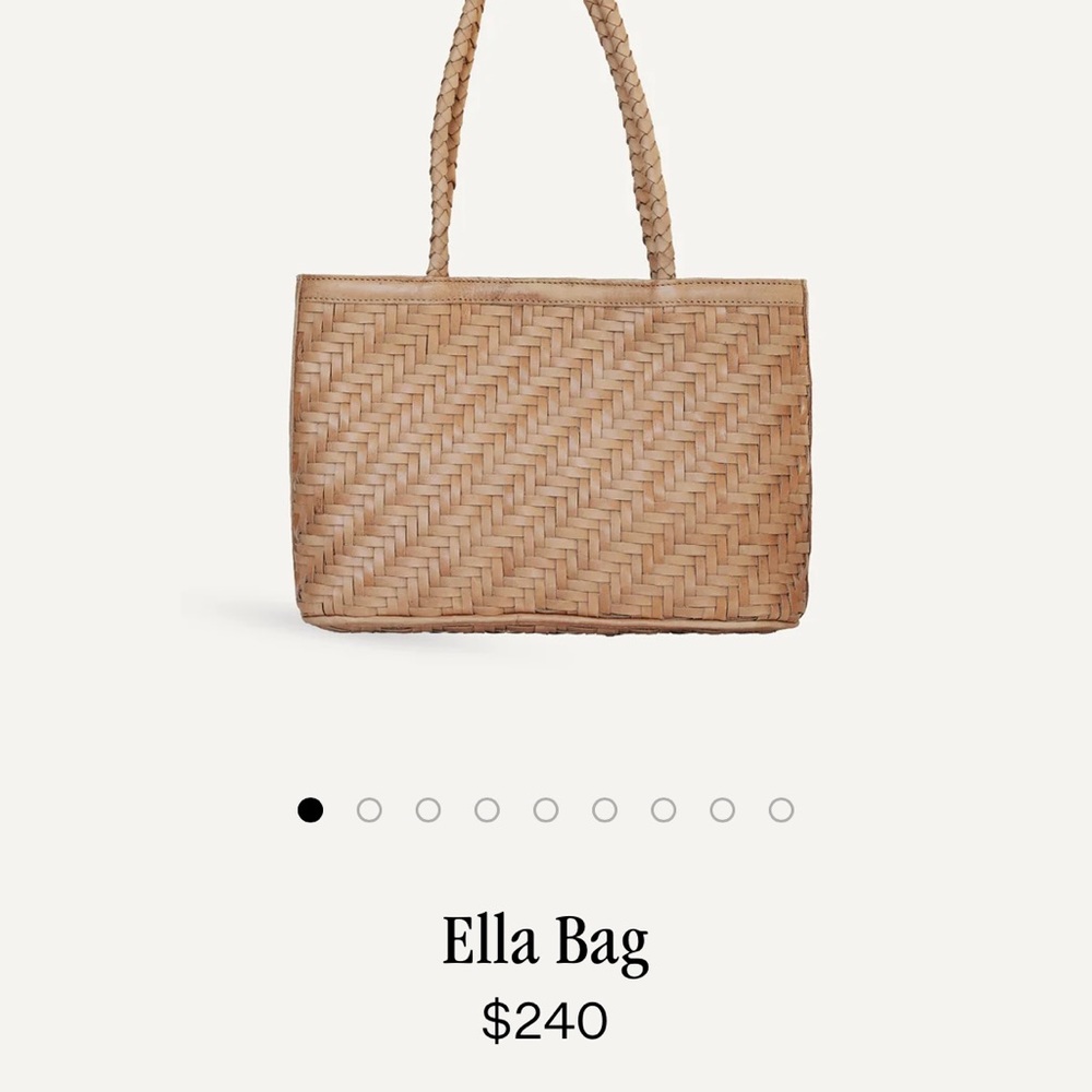 Bembien Woven Leather Ella Tote - Picture 3 of 14